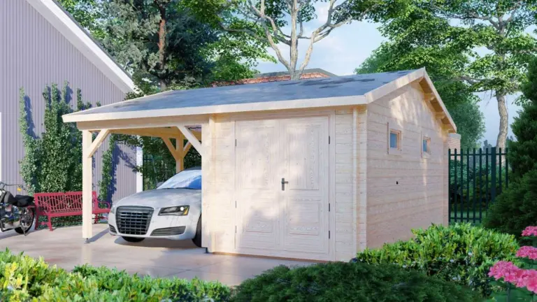 Carport + remise 5,7x5,3