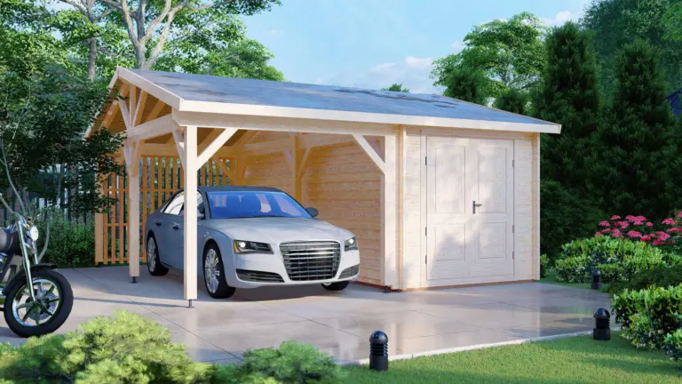 Carport + remise 5,7x5,3