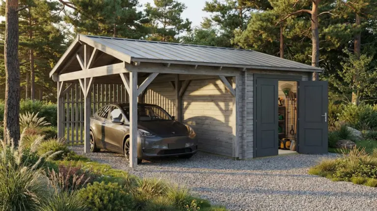 Carport + remise 5,7x5,3