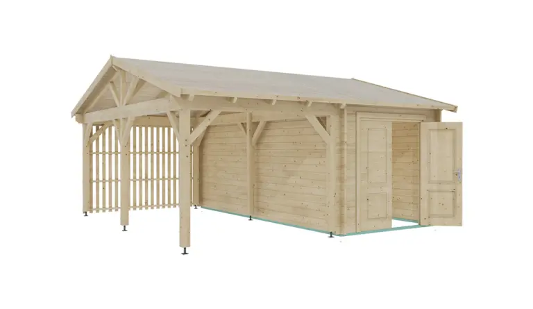 Carport + remise 5,7x5,3