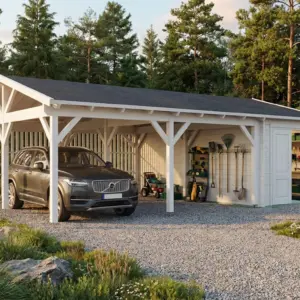 Carport + remise 5,7x7,9