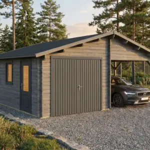 Garage avec carport 6,8x5,6